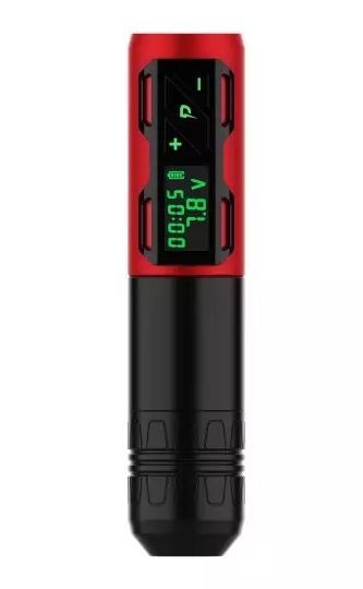 PORTEX WIRELESS KABLOSUZ PEN DÖVME MAKİNESİ-KIRMIZI