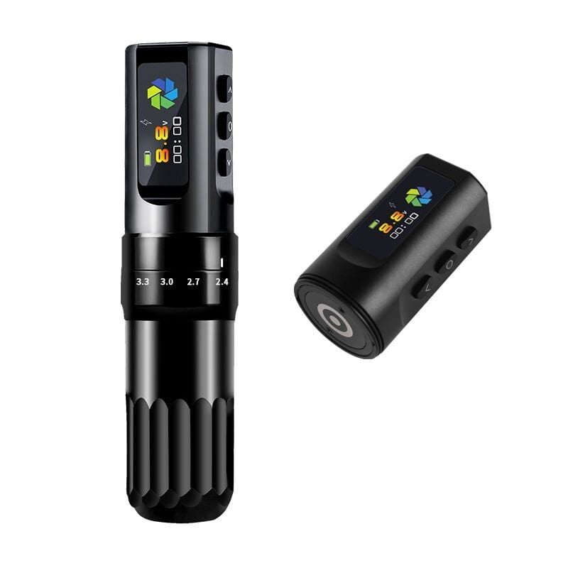 SHOTS-F3 SARJLI ROTARY PEN DÖVME MAKİNESİ-SİYAH