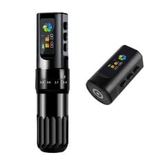 SHOTS-F3 SARJLI ROTARY PEN DÖVME MAKİNESİ-SİYAH