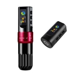 SHOTS-F3 SARJLI ROTARY PEN DÖVME MAKİNESİ-KIRMIZI