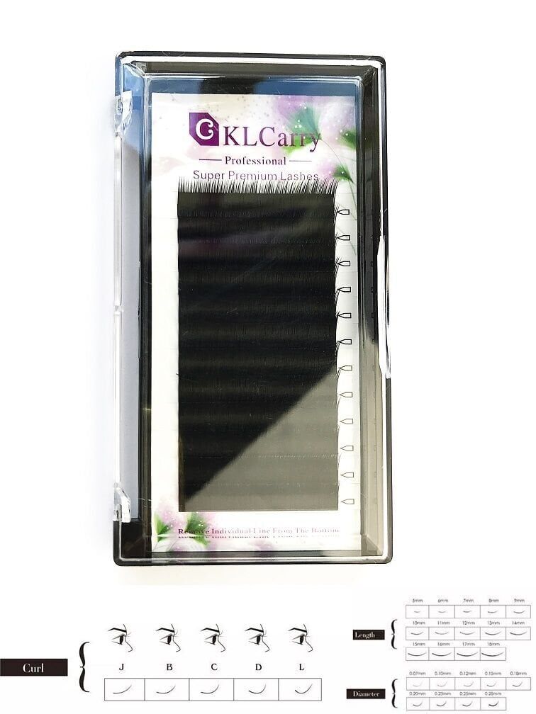 SILK LASHES 8mm Lenght-0,07mm Thicknes- C Curl