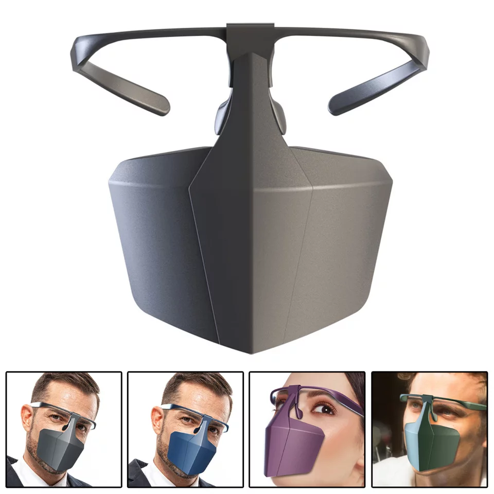 SİPERLİKLİ PLASTİK MASKE-MOR