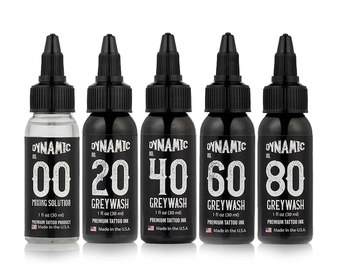 DYNAMIC GREYWASH DÖVME BOYASI - 1 oz SET