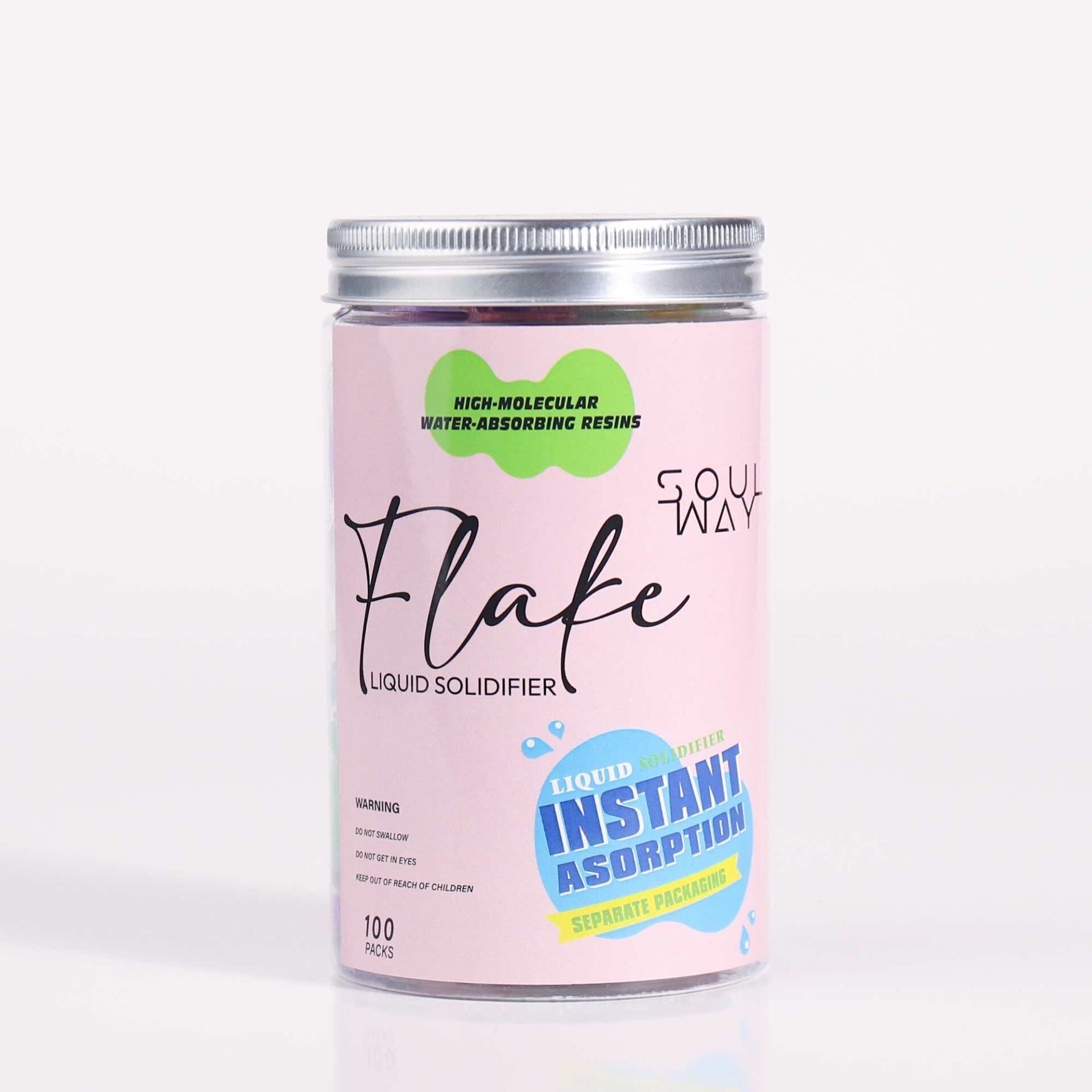 SOULWAY FLAKE ATIK SU KATILAŞTIRMA PUDRASI 2GRX100ADET